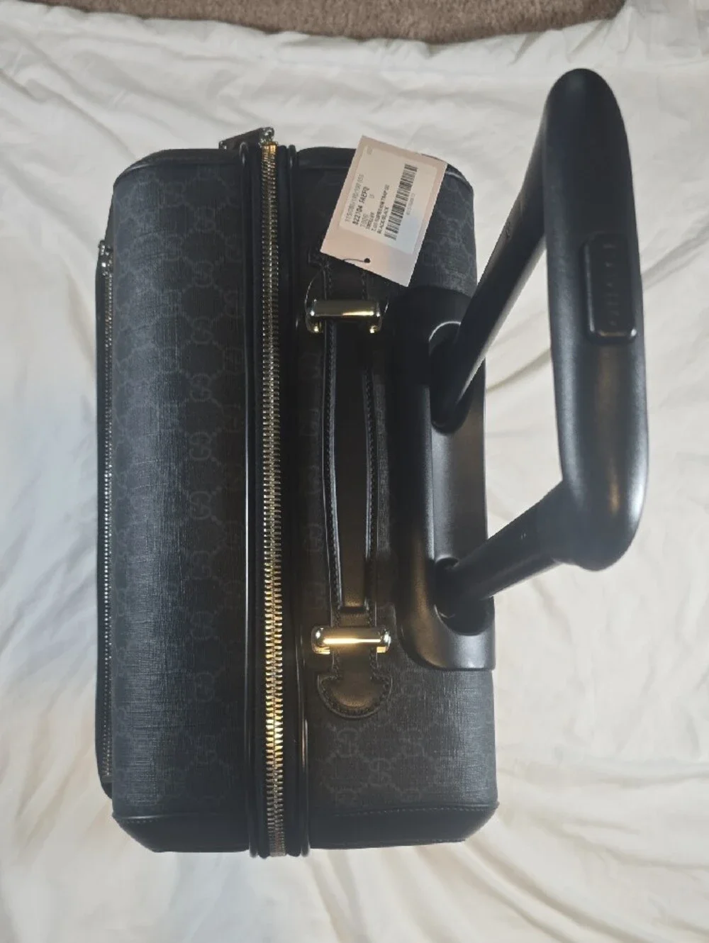 Gucci Black Monogram Carry-On Spinner Luggage